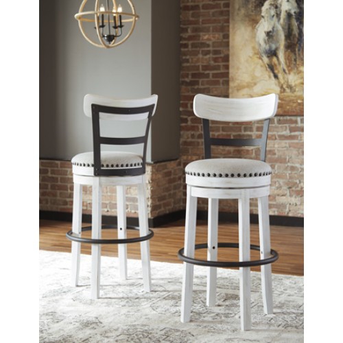 Valebeck WHITE BAR STOOL 